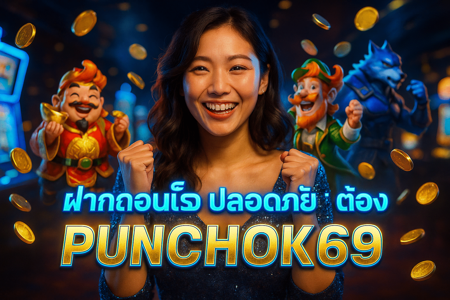 ฝากถอนเร็ว ปลอดภัย ต้อง PUNCHOK69
