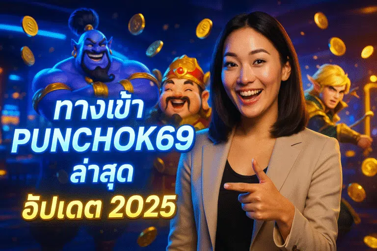 ทางเข้า PUNCHOK69 ล่าสุด อัปเดต 2025