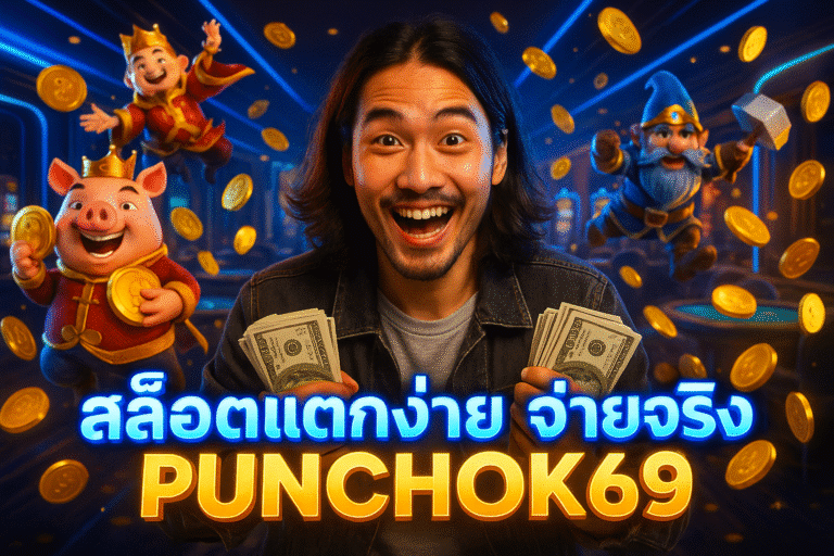 สล็อตแตกง่าย จ่ายจริง PUNCHOK69